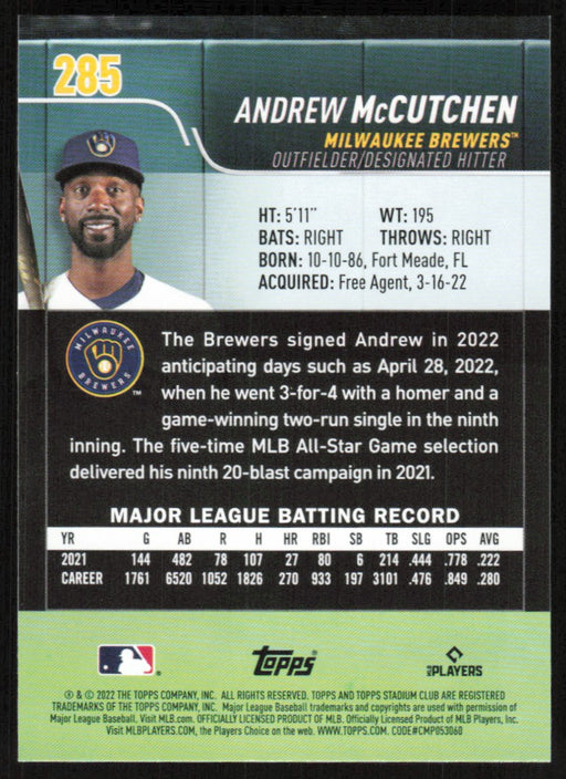 Back of Card