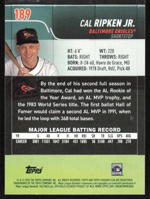 Back of Card