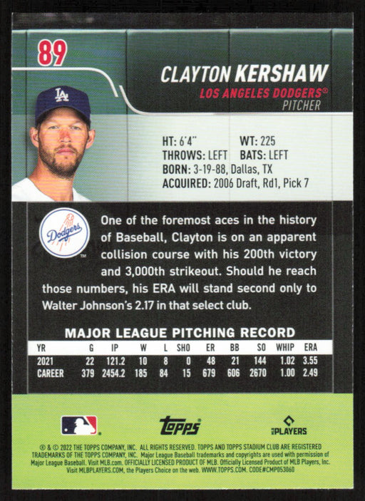 Back of Card