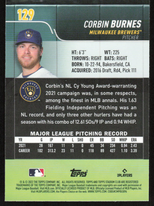 Back of Card