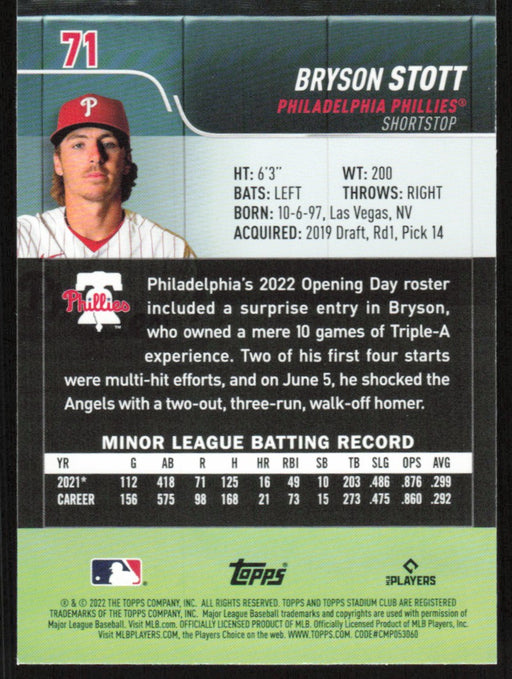 Back of Card