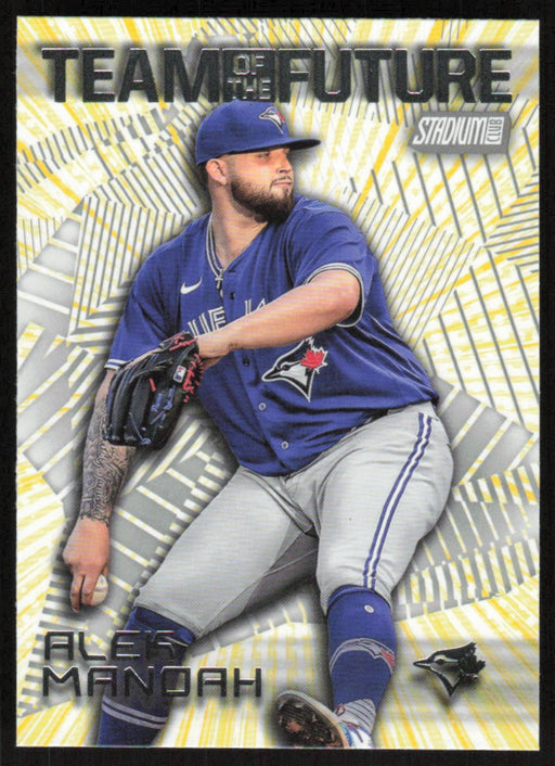 ALEK MANOAH 2022 Topps Stadium Club Base Card Toronto Blue Jays (#25)