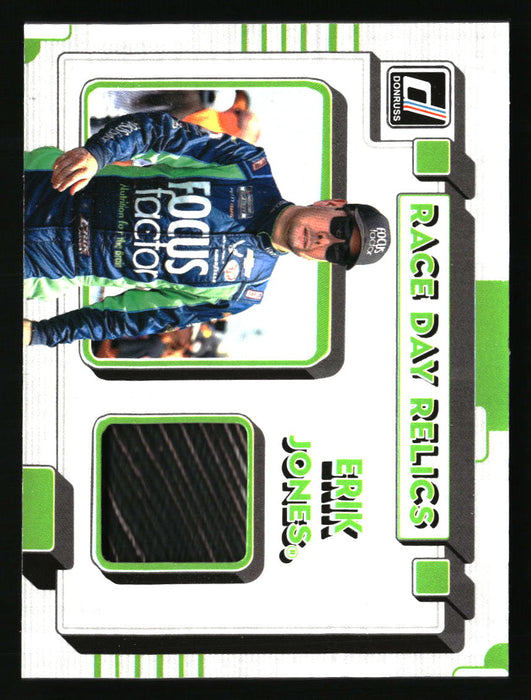 Erik Jones 2023 Panini Donruss Racing Front of Card