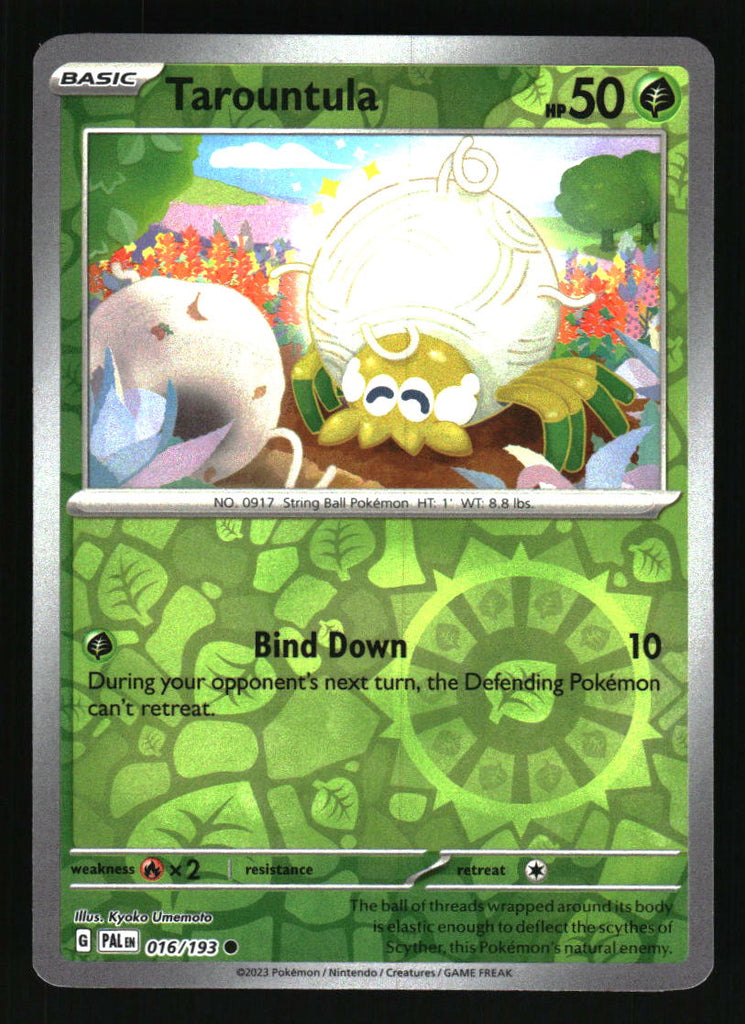 2023 Pokemon Paldea Evolved # 16 Tarountula Reverse Holo Common —  Collectible Craze America