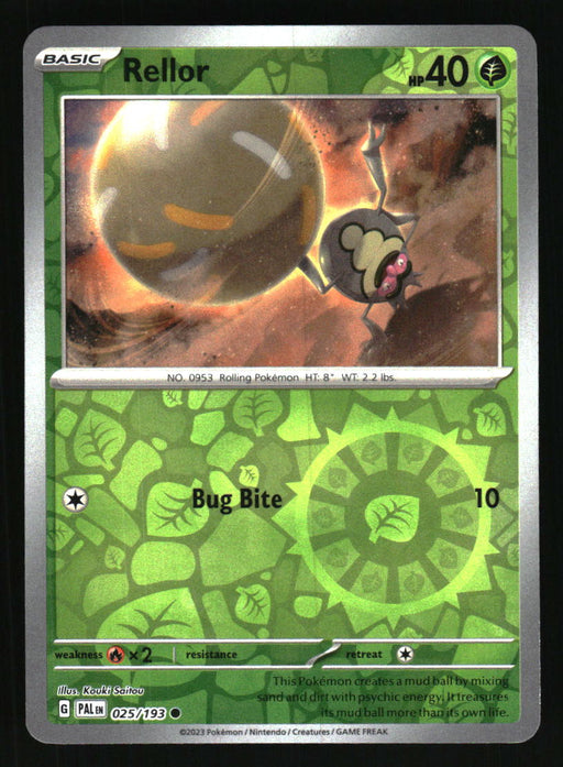 Rellor 2023 Pokemon Paldea Evolved Front of Card