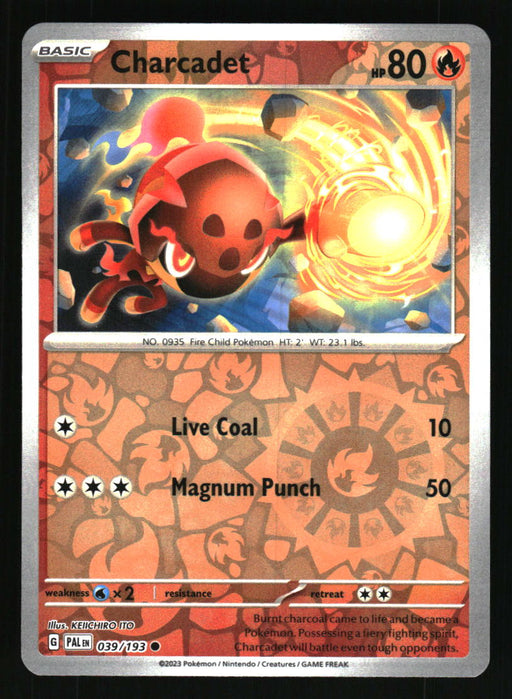 Charcadet 2023 Pokemon Paldea Evolved Front of Card