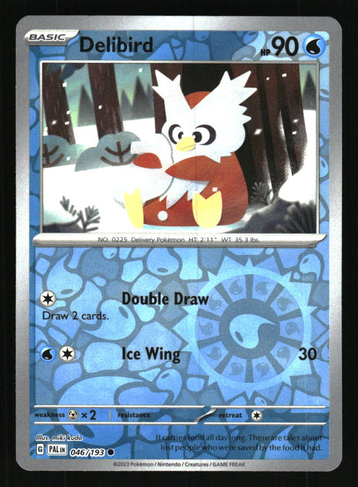 Delibird 2023 Pokemon Paldea Evolved Front of Card