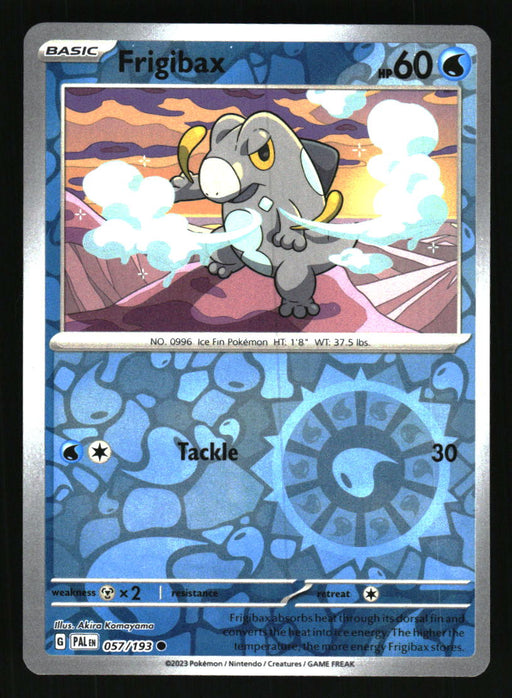 Frigibax 2023 Pokemon Paldea Evolved Front of Card