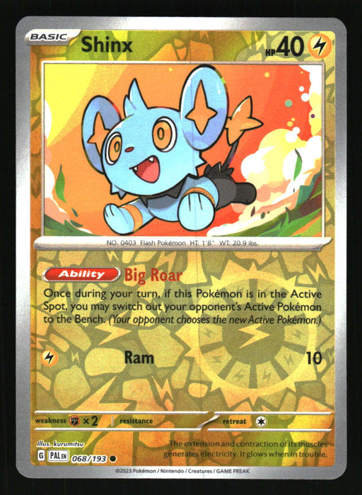 Shinx 2023 Pokemon Paldea Evolved Front of Card