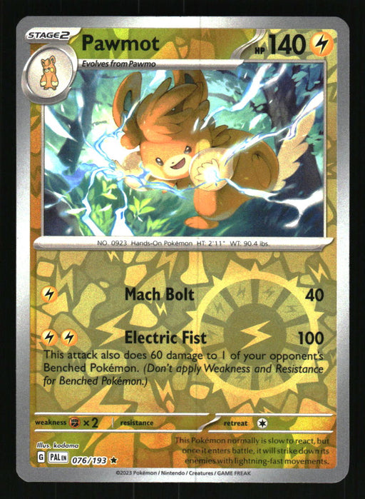 Pawmot 2023 Pokemon Paldea Evolved Front of Card