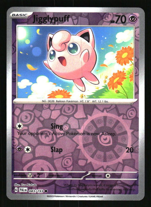 Jigglypuff 2023 Pokemon Paldea Evolved Front of Card