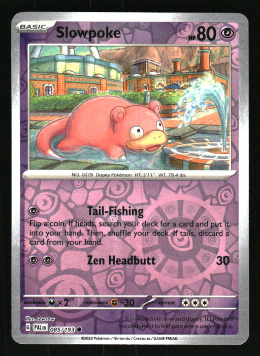 Slowpoke 2023 Pokemon Paldea Evolved Front of Card