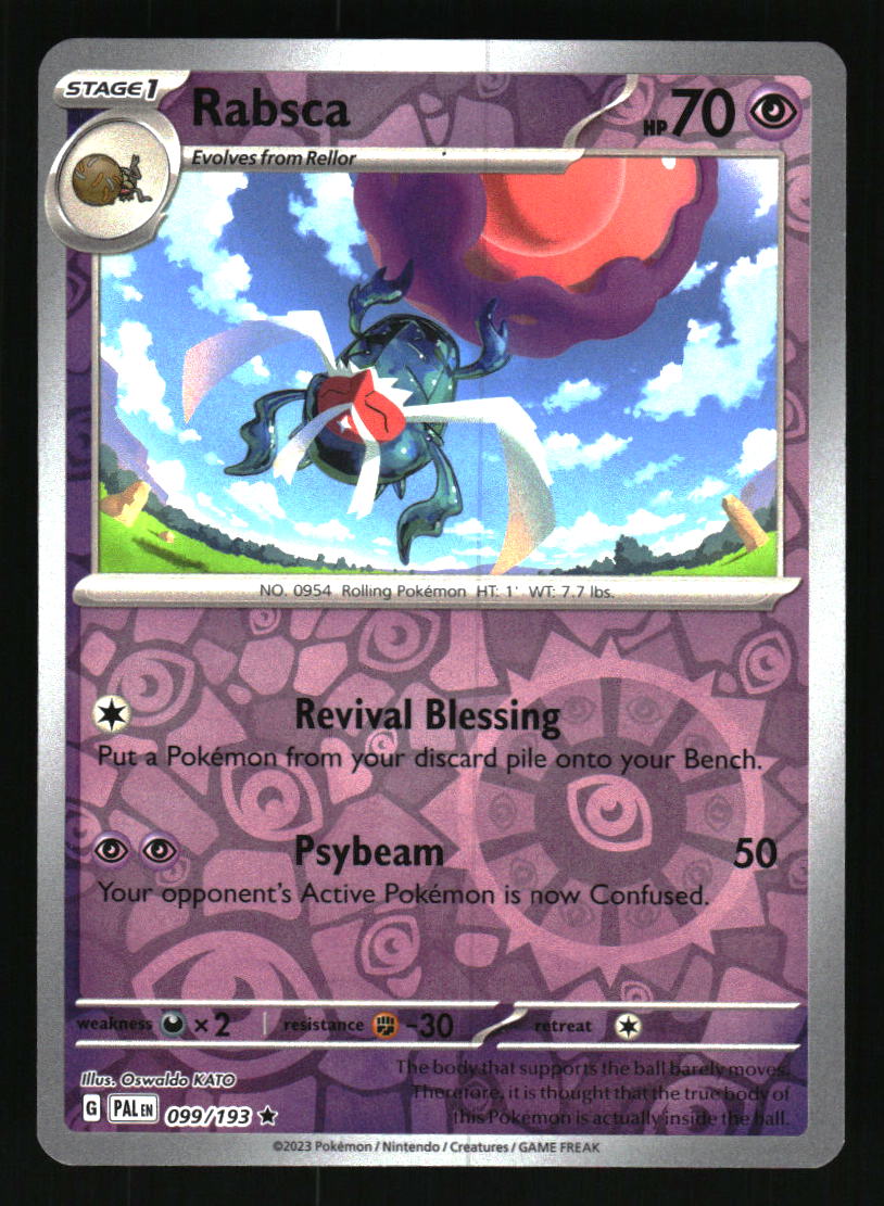 2023 Pokemon Paldea Evolved # 99 Rabsca Reverse Holo Rare — Collectible  Craze America