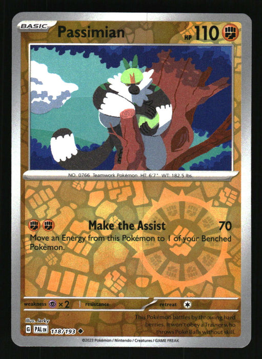 Passimian 2023 Pokemon Paldea Evolved Front of Card