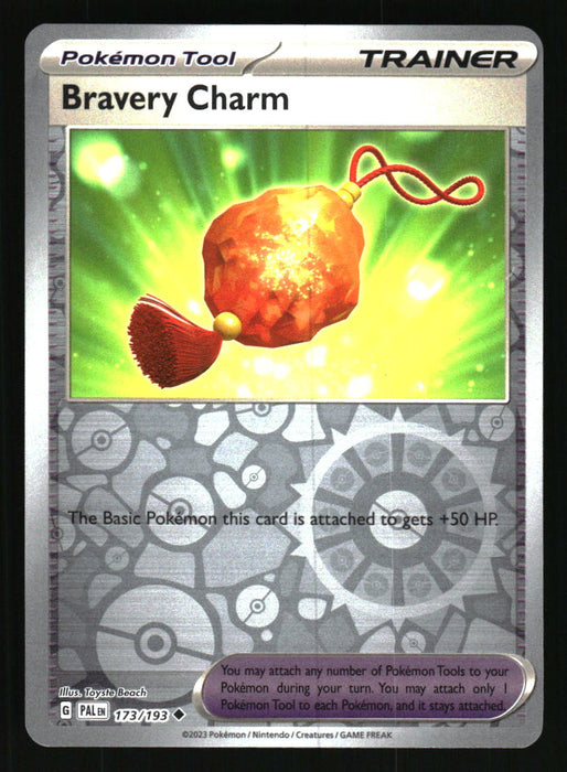 Bravery Charm 2023 Pokemon Paldea Evolved Front of Card