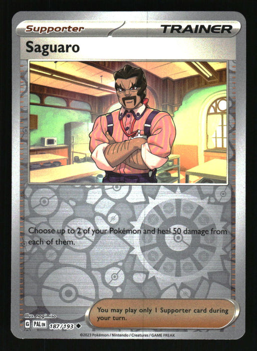 Saguaro 2023 Pokemon Paldea Evolved Front of Card