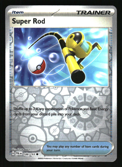 Super Rod 2023 Pokemon Paldea Evolved Front of Card