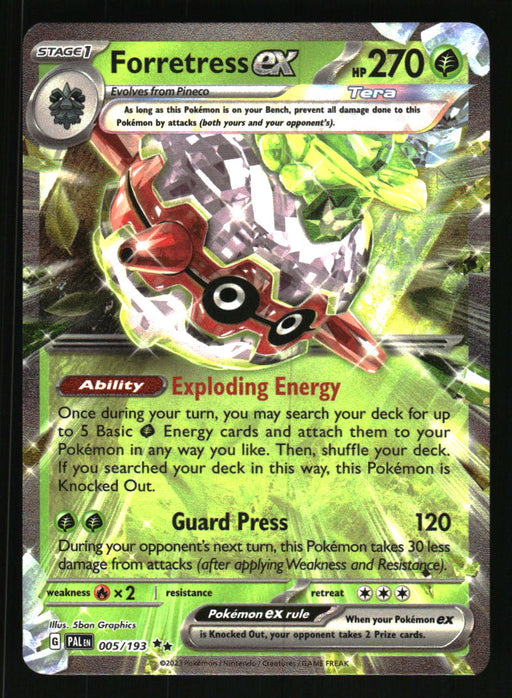 forretress pokemon card value Forretress ex - 212/091 - Holo - Unlimited - Shiny Ultra Rare - Paldean Fates Pokmon Card Value & Price History