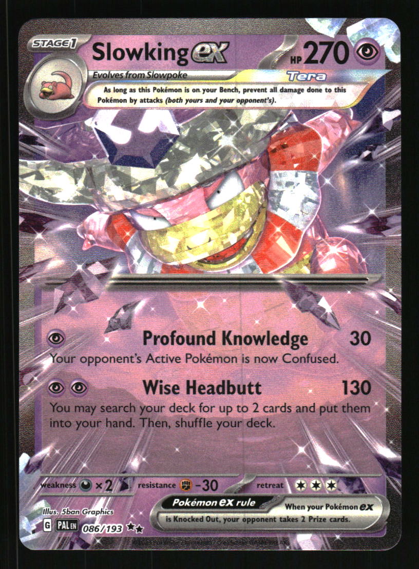 2023 Pokemon Paldea Evolved # 86 Slowking ex Double Rare — Collectible  Craze America
