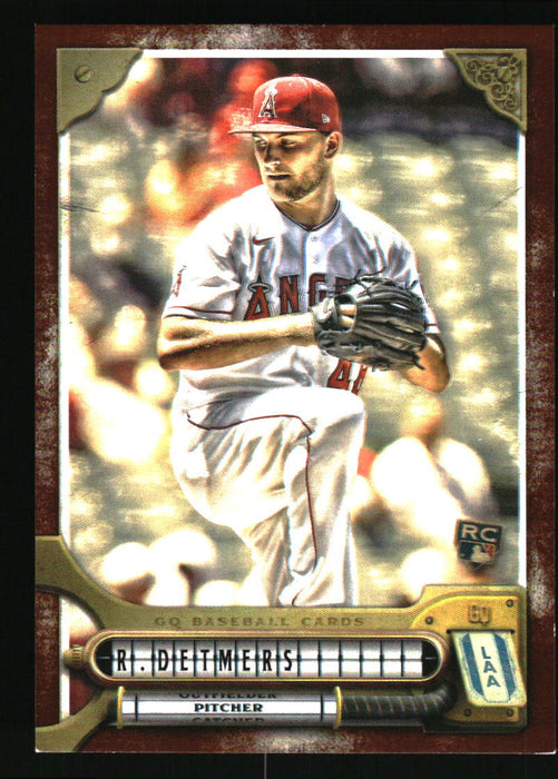 Reid Detmers 2022 Topps Gypsy Queen Front of Card