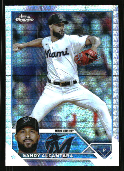 Sandy Alcantara 2023 Topps Chrome Front of Card