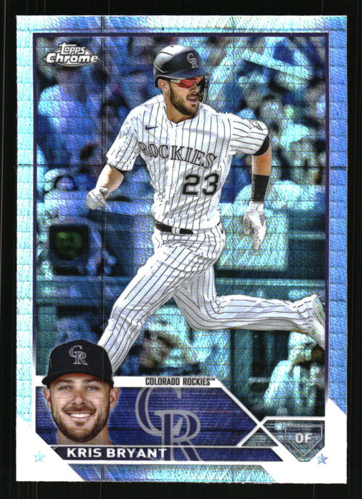 Kris Bryant 2023 Topps Chrome Front of Card