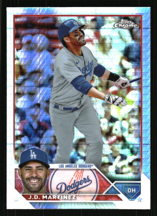 J.D. Martinez 2023 Topps Chrome Front of Card