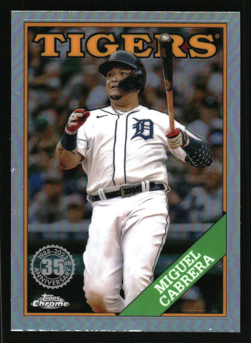 Miguel Cabrera 2023 Topps Chrome Front of Card