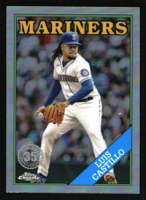 Luis Castillo 2023 Topps Chrome Front of Card