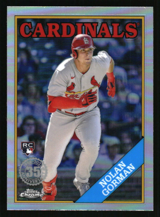 Nolan Gorman 2023 Topps Chrome Front of Card