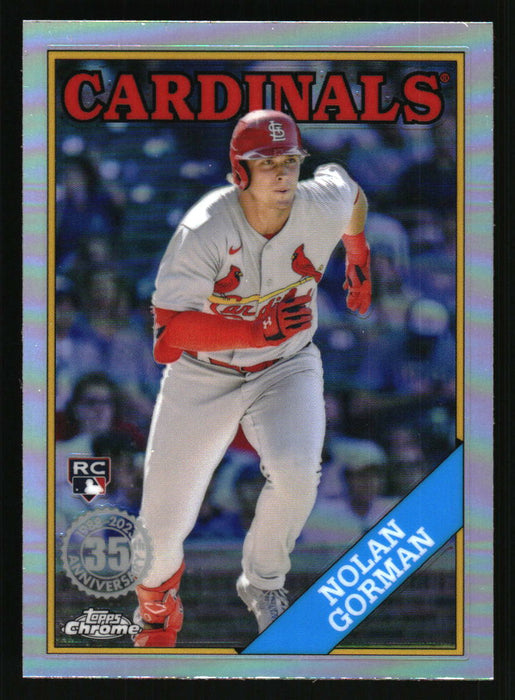 Nolan Gorman 2023 Topps Chrome Front of Card