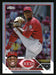 Hunter Greene 2023 Topps Chrome Front of Card