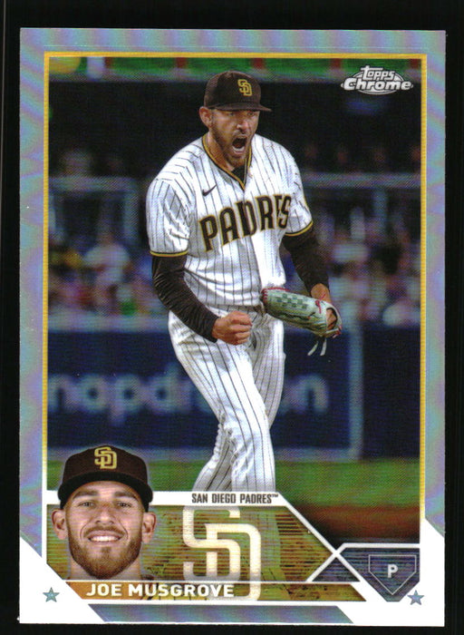 Joe Musgrove 2023 Topps Chrome Front of Card