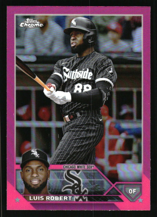 Luis Robert 2023 Topps Chrome Front of Card