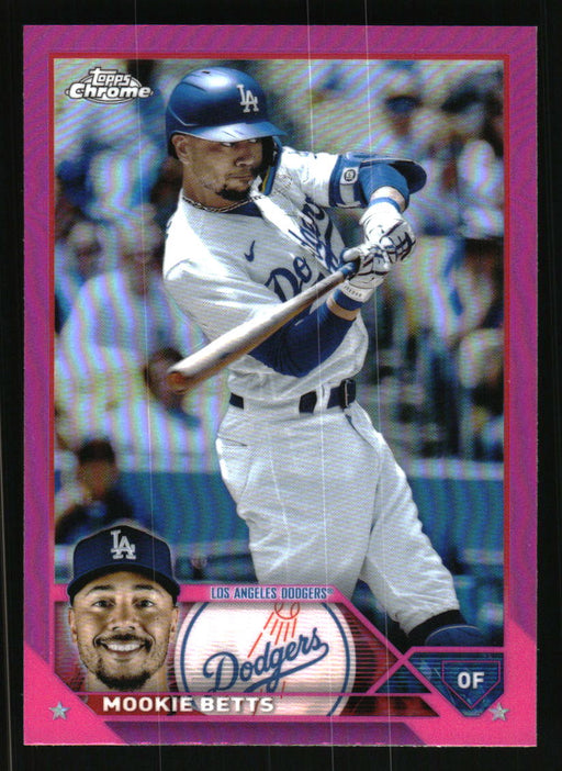 Mookie Betts 2023 Topps Chrome Front of Card