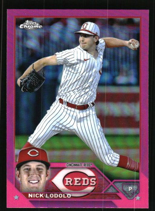 Nick Lodolo 2023 Topps Chrome Front of Card