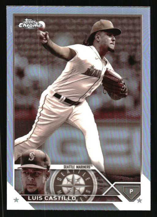 Luis Castillo 2023 Topps Chrome Front of Card