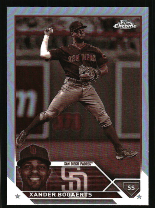 Xander Bogaerts 2023 Topps Chrome Front of Card