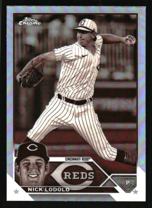 Nick Lodolo 2023 Topps Chrome Front of Card