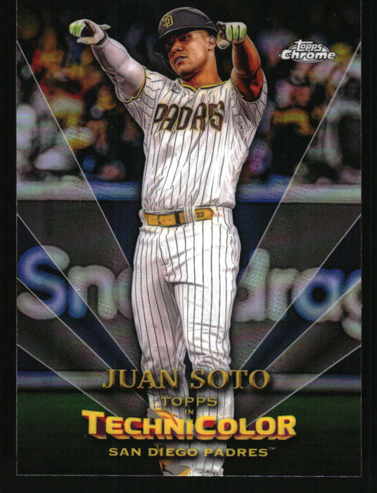 Juan Soto 2023 Topps Chrome Front of Card