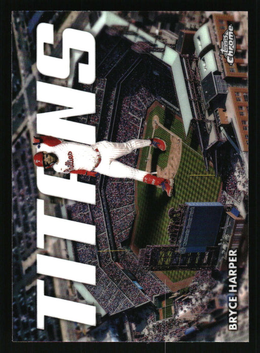 Bryce Harper 2023 Topps Chrome Front of Card