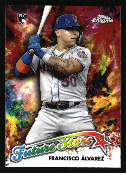 Francisco Alvarez 2023 Topps Chrome Front of Card