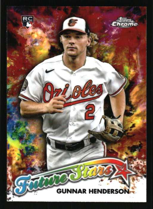 Gunnar Henderson 2023 Topps Chrome Front of Card