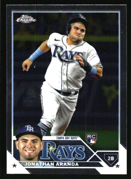 Jonathan Aranda 2023 Topps Chrome Front of Card