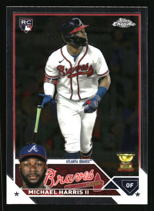 Michael Harris II 2023 Topps Chrome Front of Card