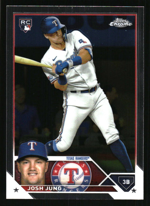 Josh Jung 2023 Topps Chrome Front of Card