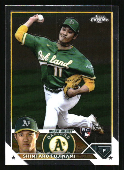 Shintaro Fujinami 2023 Topps Chrome Front of Card