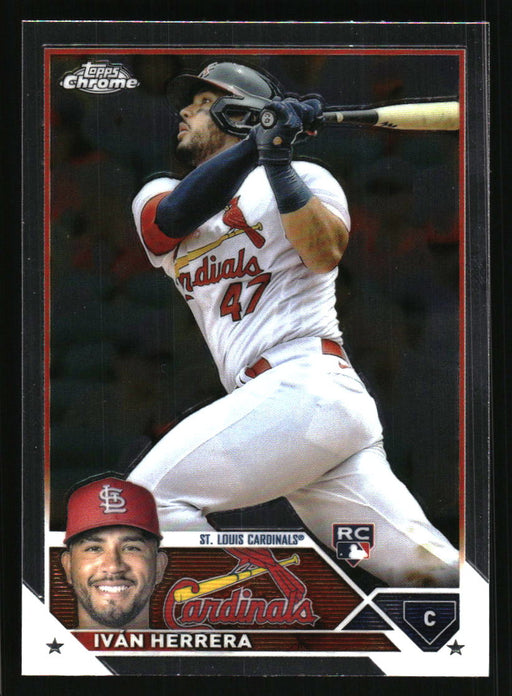 Ivan Herrera 2023 Topps Chrome Front of Card