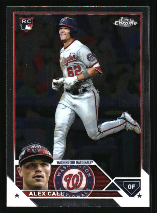 Alex Call 2023 Topps Chrome Front of Card