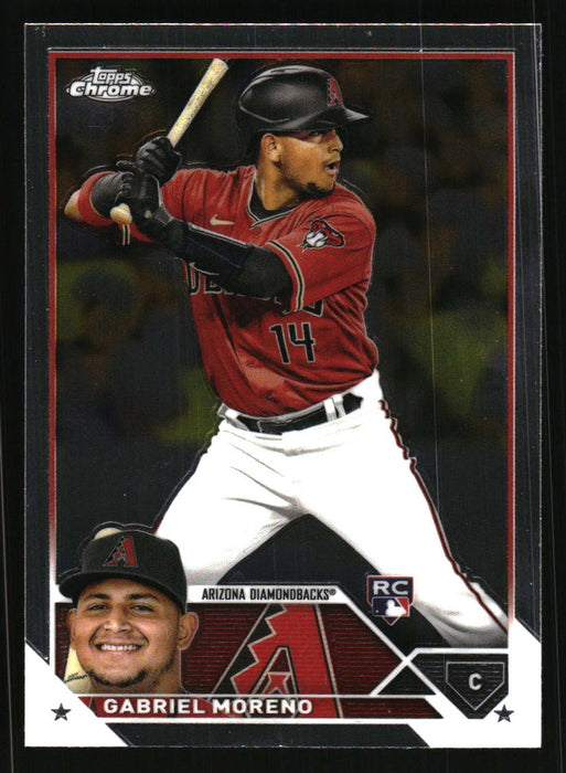 Gabriel Moreno 2023 Topps Chrome Front of Card